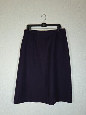 LEVI'S Strauss & Co. Pencil Skirt Below Knee Purple Size 18 Pockets
